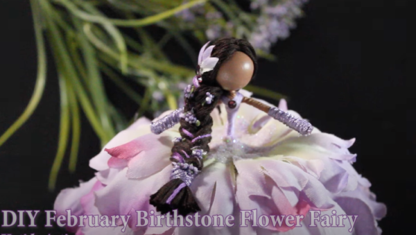 DIY February Birthstone Flower Fairy | Fairy Dolls DIY | Amethyst Birthstone Doll DIY February Birthstone Flower Fairy | Fairy Dolls DIY | Amethyst Birthstone Doll
