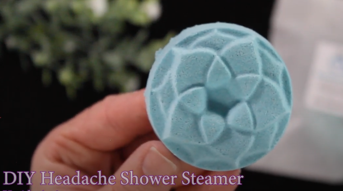 Headache Relief Shower Steamer DIY - Untidy Artist
