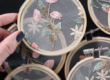 Embroidery Hoop Art | Lace Embroidery Hoops | Wall Hangings | Mother's Day Gift | Shower Favors Idea