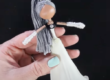 April Birthstone Fairy | Easy DIY Dollmaking | How To Make a Flower Fairy | Diamond Fairy Doll