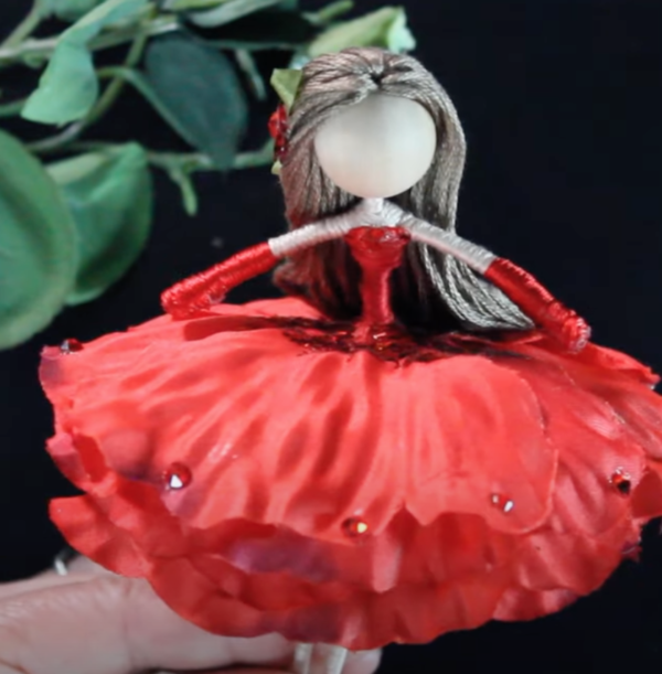 DIY doll making_Fairy dolls_Flower doll making_bendy doll Doll making for beginners