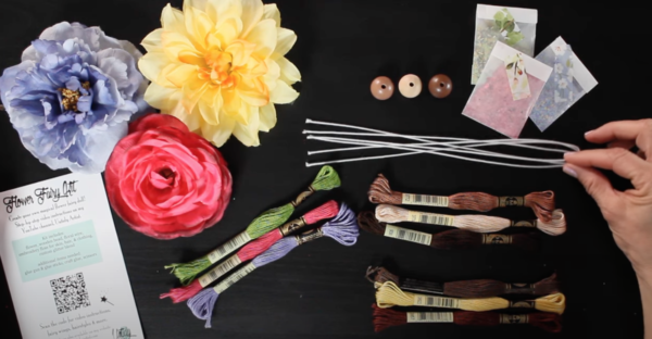 doll making supplies, flower fairy kits doll making supplies